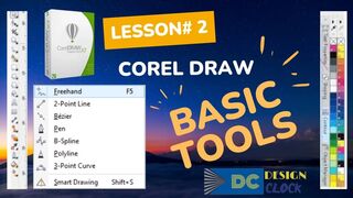 Basic Tools | Corel Draw | Lesson 2 | Graphics Designing