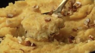 Rice halwa dessert recipe ( subscribe please )