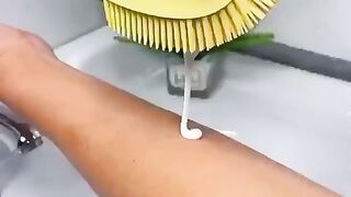 Silicon bath and body  shower brush