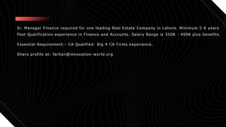new jobs in pakistan