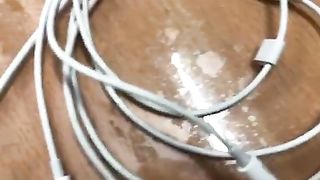 Earphones white