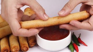 Chicken Ciger Rolls Ramazan Special Recipe