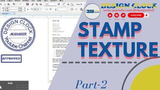 Stamp Texture | Making stamp | Part 2 | Graphics Designing