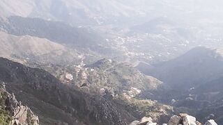 Dangerous track with beautiful view