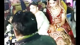 Dulhan with Dulha on bike Rukhsati