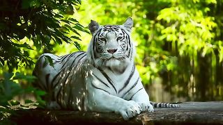 white tiger roar