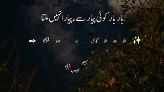 Bar bar koi Pyar se Pyara nahi milta