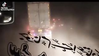 Carelessness, reckless driving Quetta Karachi Coaches