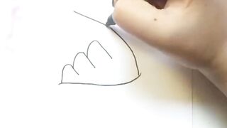 let's draw easy steps hand drawing