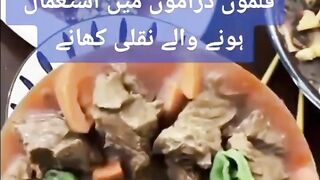 Fake Curry Dinner Items Used in Movies Dramas