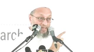 #Tv Anchor Ko Koi Dikhta Hi Nahi Siwae Sadar E Majlis Asaduddin Owaisi Sahab Ke...
