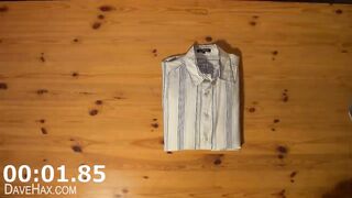 How to Fold a Shirt in Under 2 Seconds- Gadgetzone24