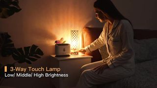 TOUCH BESIDE CRYSTAL LAMP