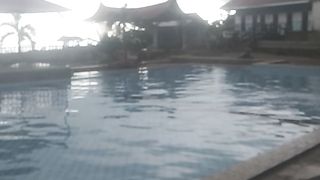 Kolam hutan bambu