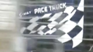 truck racing action