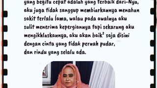 Semoga Khusnul khatimah mamah disana