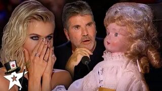 Judge Gets Possessed By Haunted Doll on America's Got Talent | Magicians Got Talent
