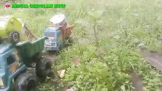 mobil truk angkut susu indonil