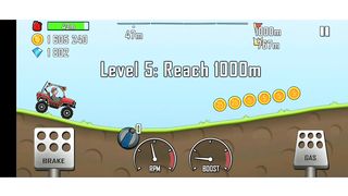 Hill climb racing game