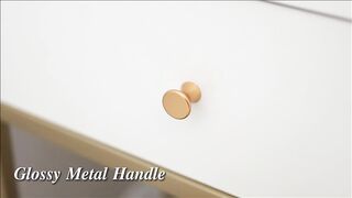 SUPERJARE VANITY WITH STOOL