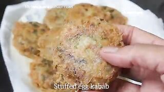 Stuffed egg Kabab recipe ♥️♥️♥️