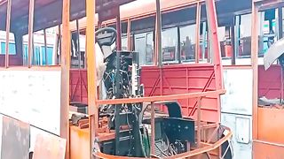 Handmade Hino Bus Production. Amazing Manufacturing Process Hino Bus at local Workshop