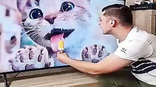 Crazy Cat #MyBloopers #crazy #cat #shorts #viral #ytshortsviral #submychannel #entertainment #funny
