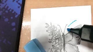 Blue highlighter - Fabre castle