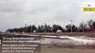 130 orang Ukraina dibebaskan dari Penahanan Rusia sebagai Tawanan Perang