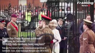 Momen Raja Charles Dicemooh Publik saat Berkunjung ke Colchester