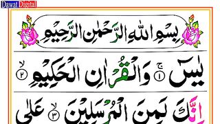 Surah Yaseen Full HD Colour Coded Arabic Text.