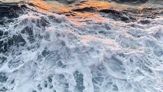 Sea at sunset