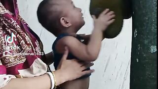 Happy moment mother and Son
