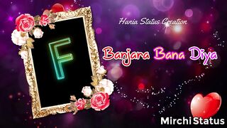 Tere masoomiyat ne F letter WhatsApp status