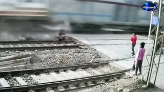 This is a must see!!! Dangerous accident at a railway crossing!!  Video 2023