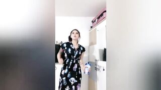negligee girl disturbing