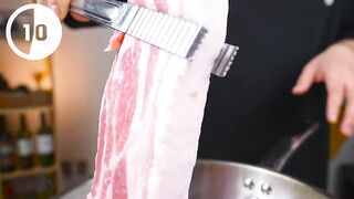 ASMR MUKBANG | nouilles épicées, Poitrine de porc braisée, jambon, Kimchi, Doenjang jjigae !