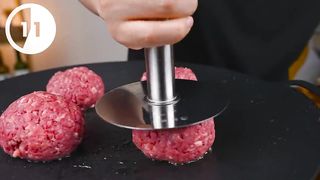 ASMR MUKBANG | Hamburger, Bâton de fromage, Nouilles au feu, poulet frit Recette ! manger