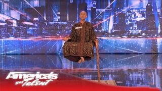 Special Head Levitates and Shocks the Crowd America's Got Talent
