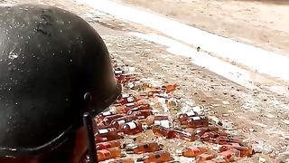 Destroying Alchol in port qasim karachi