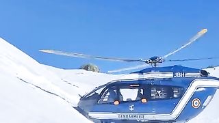 This rescue heliscopter has skills.