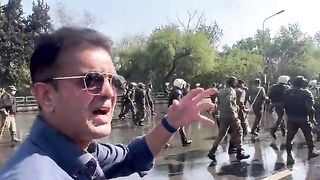 pti worker and police