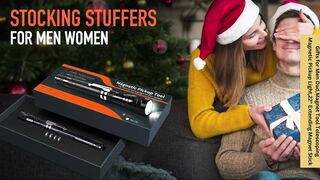 Gifts for Men Dad,Magnet Tool Telescoping Magnetic Pickup Light,22" Extending Magnet Stick
