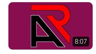 Letter AR logo design in pixellab in mobile/logo design education/A name logo