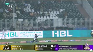 4 - 4 - 4 - 4 - 4 - King Babar Azam's Magic - Peshawar vs Quetta - Match 25 - HBL PSL 8