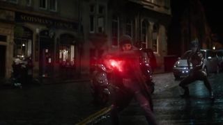 Full fitting and action scene