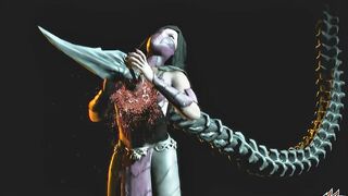 Mileena facing fatalities