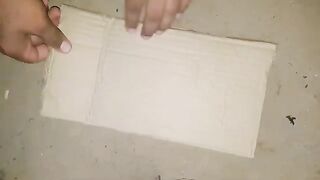 How to make Cardboard diy balloon rickshaw