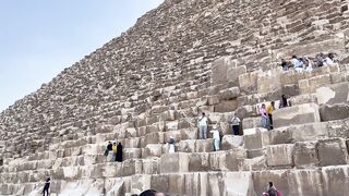 Full tour inside the Great Pyramid of Giza -Pyramid of Cheops aka Khufu - Trip to Kairo, Egypt 2023