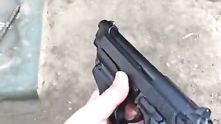 Beretta_M9A1_With_Laser_Sight_92fs_9mm_||_Testing_Fire_||_Pak_Arms_Store_||_Not_For_Sale(480p).